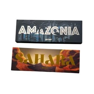 Face candy Amazonia and Sahara Eyeshadow Palettes with box